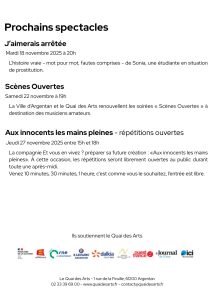 Feuille de salle Christophe Alévêque page 4